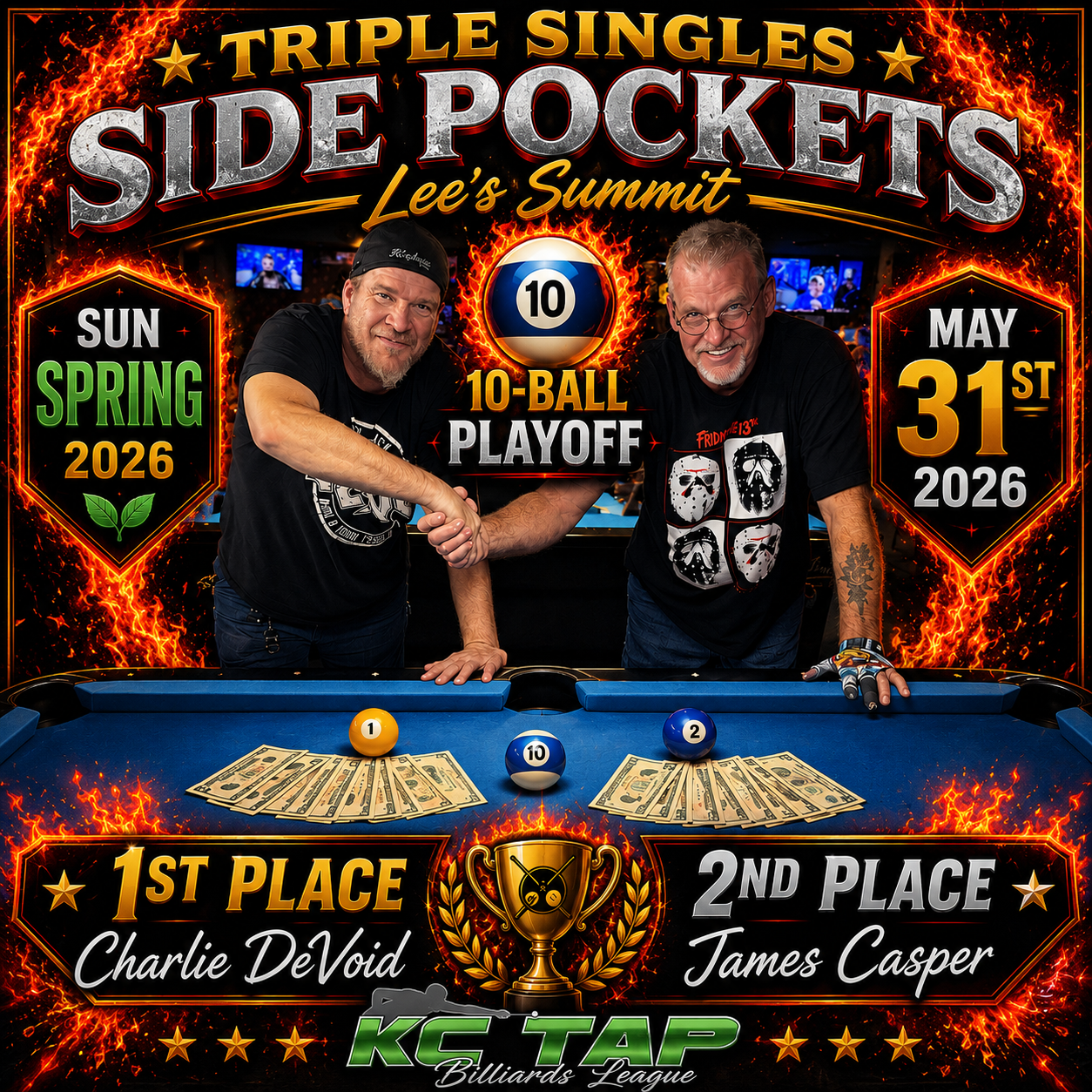 311123: CHARLIE DEVOID Champions Photo